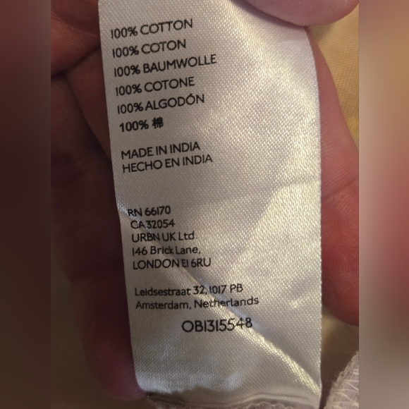 Urban Outfitters Yellow Purple Tie-Dye Tank Top Large NWT (6103) - Picture 5 of 6